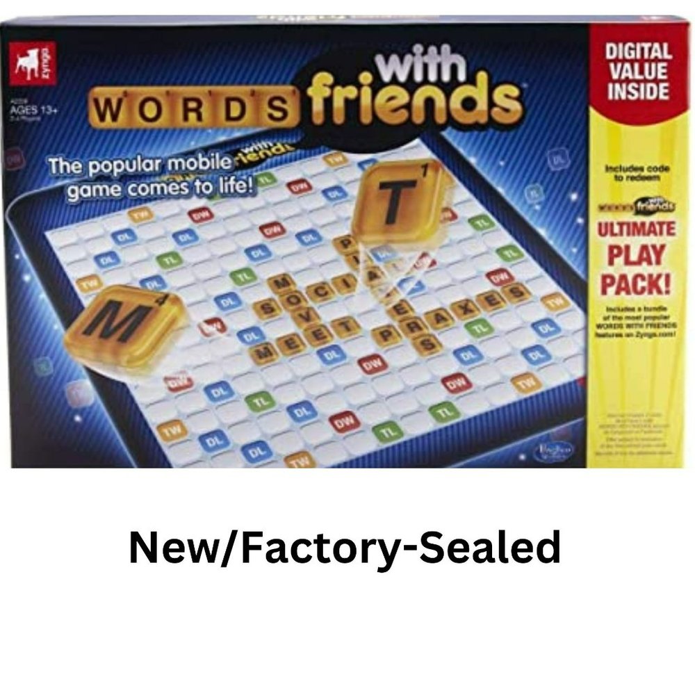 Words with Friends Classic by Hasbro Zynga - New/Factory Sealed